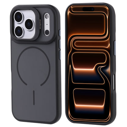 iPhone 17 Pro Max Kılıf M-safe Şarj Özellikli Kamera Standlı Zore Notron Kılıf