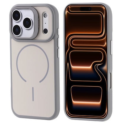 iPhone 17 Pro Max Kılıf M-safe Şarj Özellikli Kamera Standlı Zore Notron Kılıf