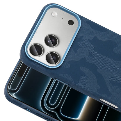 iPhone 17 Pro Max Kılıf M-Safe Şarj Özellikli Kamuflaj Tasarımlı Zore Sera Sert PC Kılıf