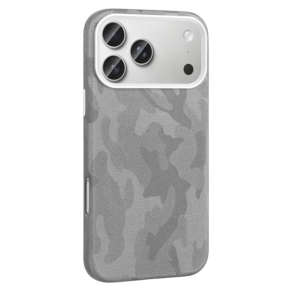 iPhone 17 Pro Max Kılıf M-Safe Şarj Özellikli Kamuflaj Tasarımlı Zore Sera Sert PC Kılıf