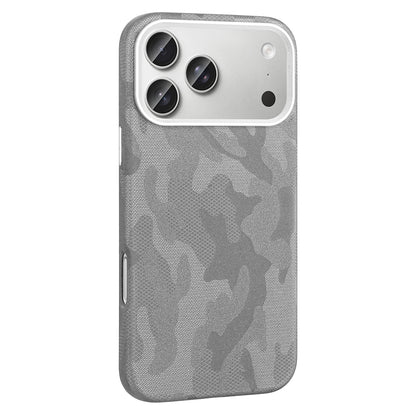 iPhone 17 Pro Max Kılıf M-Safe Şarj Özellikli Kamuflaj Tasarımlı Zore Sera Sert PC Kılıf