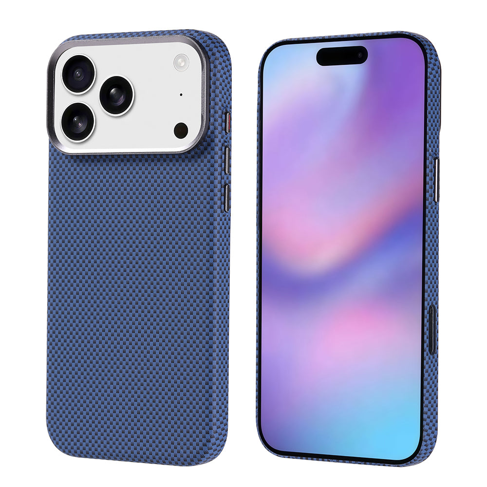 iPhone 17 Pro Max Kılıf M-safe Şarj Özellikli Karbon Fiber Görünümlü Zore Nekst Kılıf