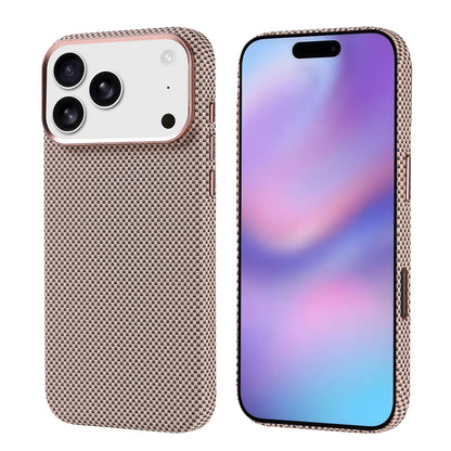 iPhone 17 Pro Max Kılıf M-safe Şarj Özellikli Karbon Fiber Görünümlü Zore Nekst Kılıf