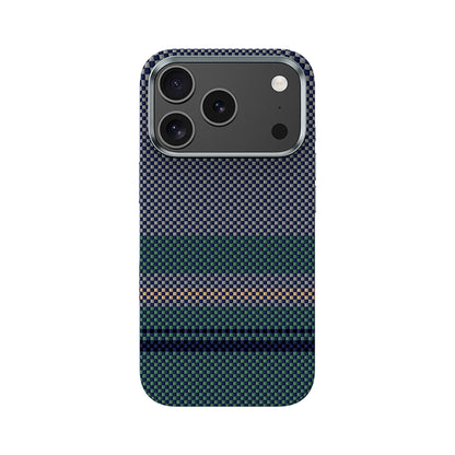 iPhone 17 Pro Max Kılıf M-safe Şarj Özellikli Karbon Fiber Tasarımlı Benks Aurora ArmorPro Kevlar Kılıf