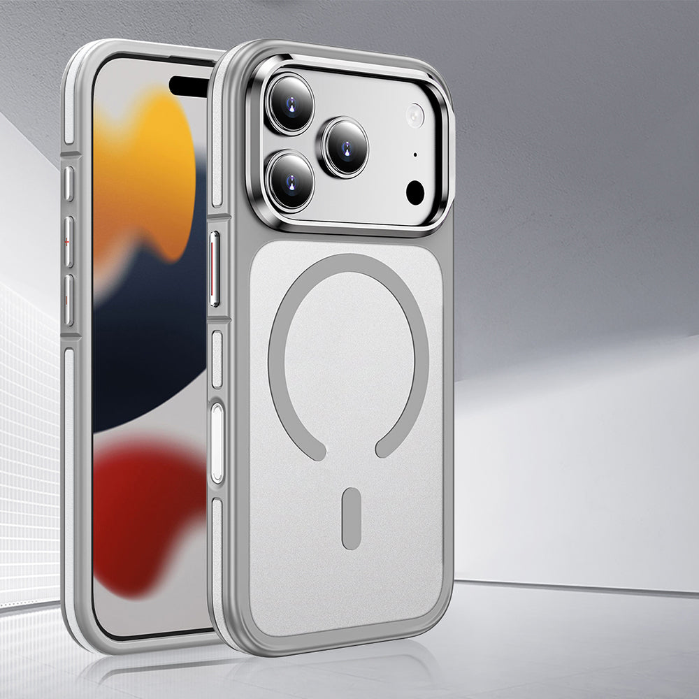 iPhone 17 Pro Max Kılıf M-safe Şarj Özellikli Mat Görünümlü Wlons Vevo Kılıf