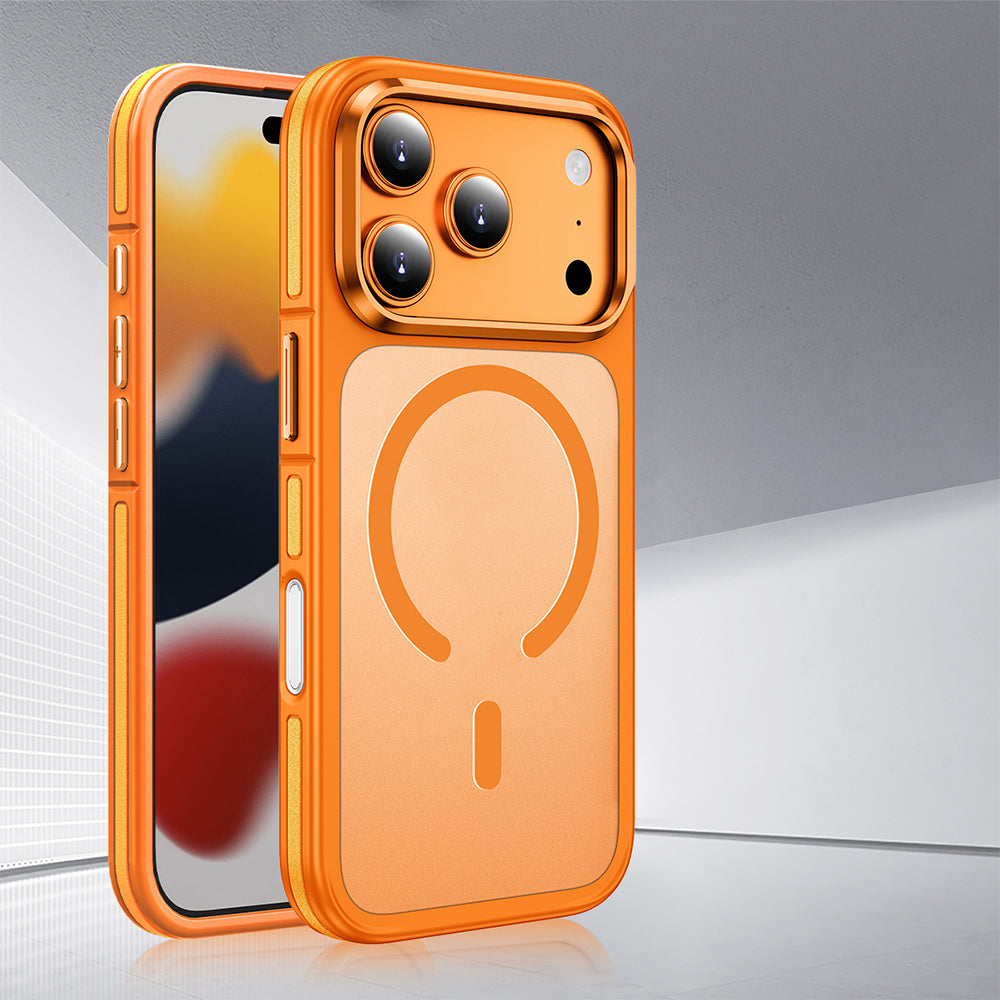 iPhone 17 Pro Max Kılıf M-safe Şarj Özellikli Mat Görünümlü Wlons Vevo Kılıf