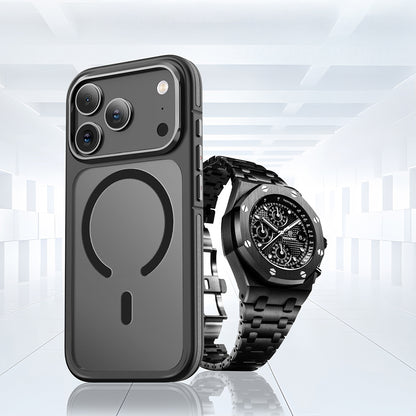 iPhone 17 Pro Max Kılıf M-safe Şarj Özellikli Mat Görünümlü Wlons Vevo Kılıf