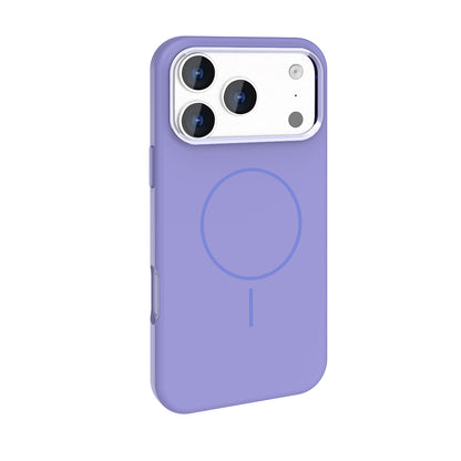 iPhone 17 Pro Max Kılıf M-Safe Şarj Özellikli Metal Kamera Çerçeveli Zore Edi Silikon Kılıf