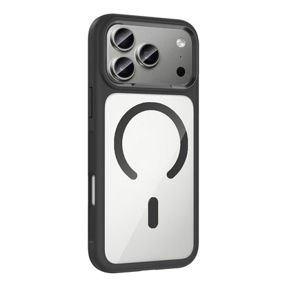 iPhone 17 Pro Max Kılıf M-Safe Şarj Özellikli Metal Kamera Çerçeveli Zore Tiko Kılıf