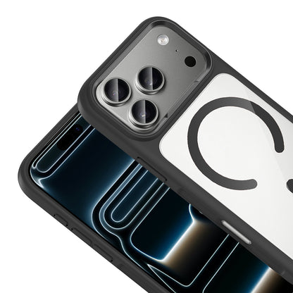 iPhone 17 Pro Max Kılıf M-Safe Şarj Özellikli Metal Kamera Çerçeveli Zore Tiko Kılıf