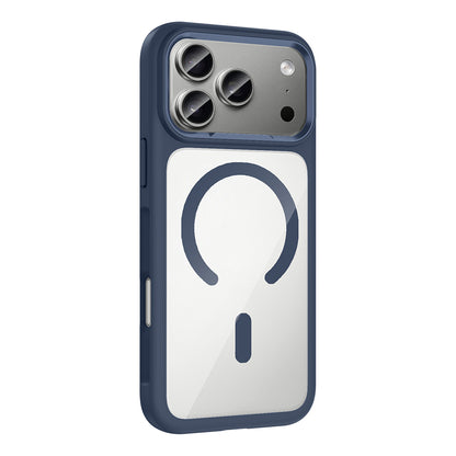 iPhone 17 Pro Max Kılıf M-Safe Şarj Özellikli Metal Kamera Çerçeveli Zore Tiko Kılıf