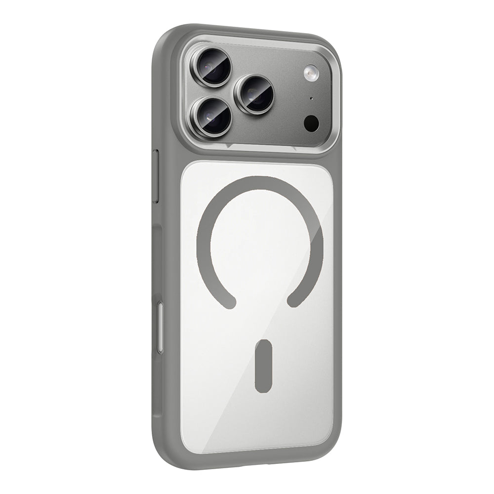 iPhone 17 Pro Max Kılıf M-Safe Şarj Özellikli Metal Kamera Çerçeveli Zore Tiko Kılıf