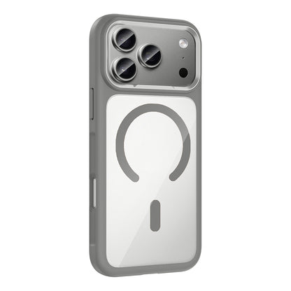iPhone 17 Pro Max Kılıf M-Safe Şarj Özellikli Metal Kamera Çerçeveli Zore Tiko Kılıf