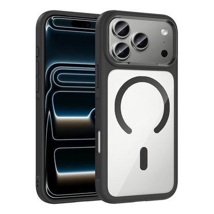 iPhone 17 Pro Max Kılıf M-Safe Şarj Özellikli Metal Kamera Çerçeveli Zore Tiko Kılıf