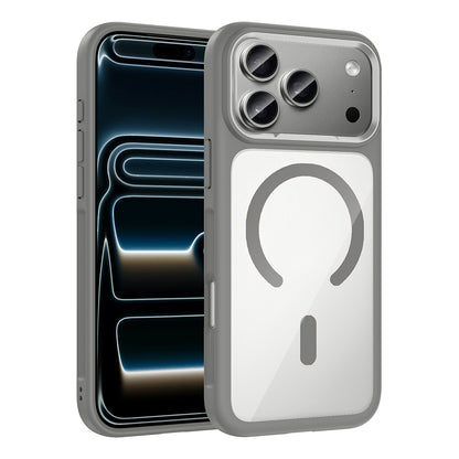 iPhone 17 Pro Max Kılıf M-Safe Şarj Özellikli Metal Kamera Çerçeveli Zore Tiko Kılıf