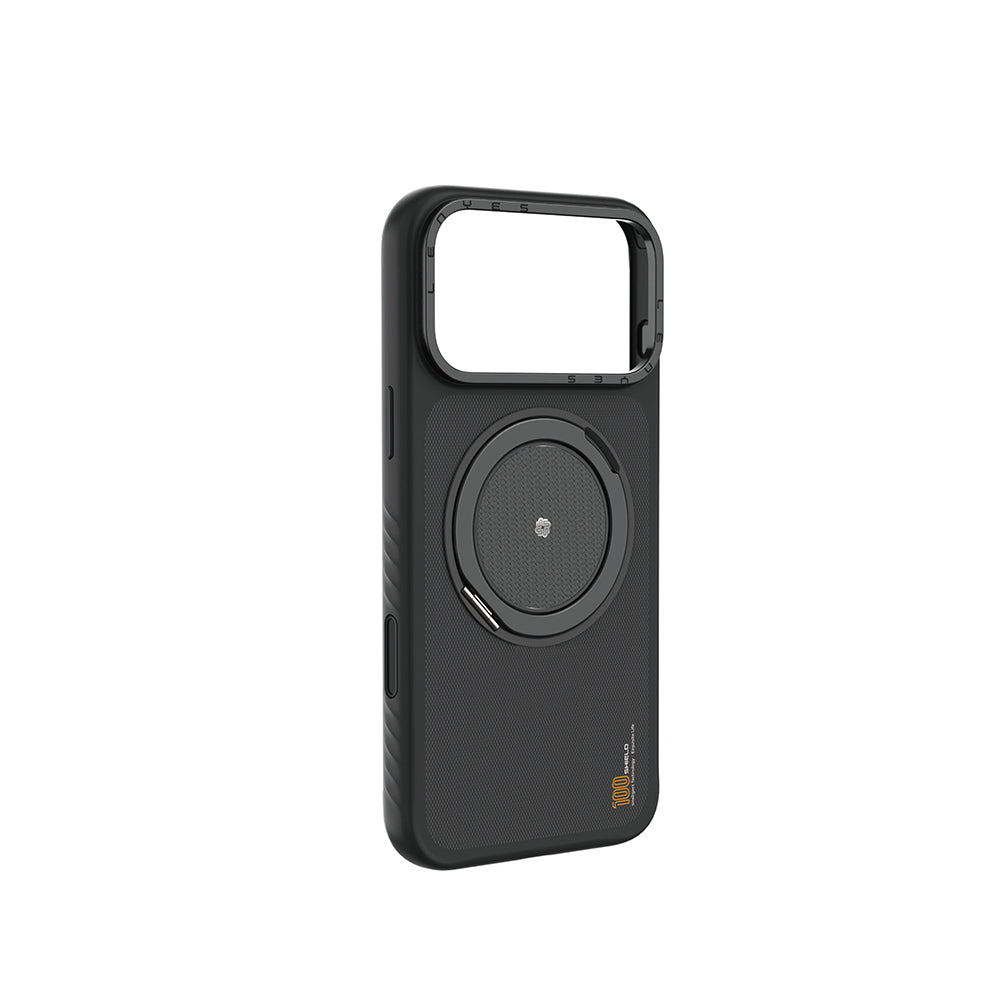 iPhone 17 Pro Max Kılıf M-safe Şarj Özellikli Metal Standlı Lenyes CK225 Kılıf