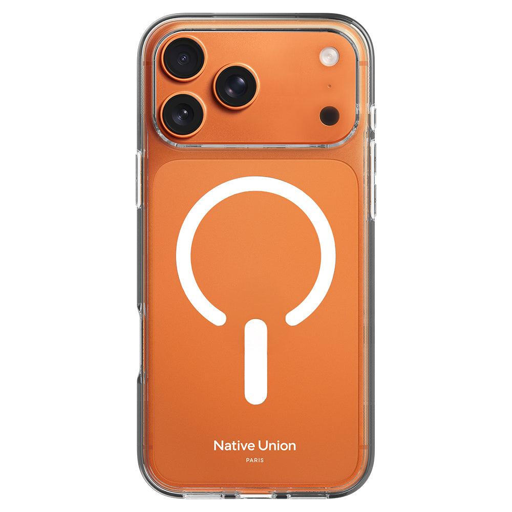 iPhone 17 Pro Max Kılıf M-safe Şarj Özellikli Native Union RE Clear Serisi Kılıf