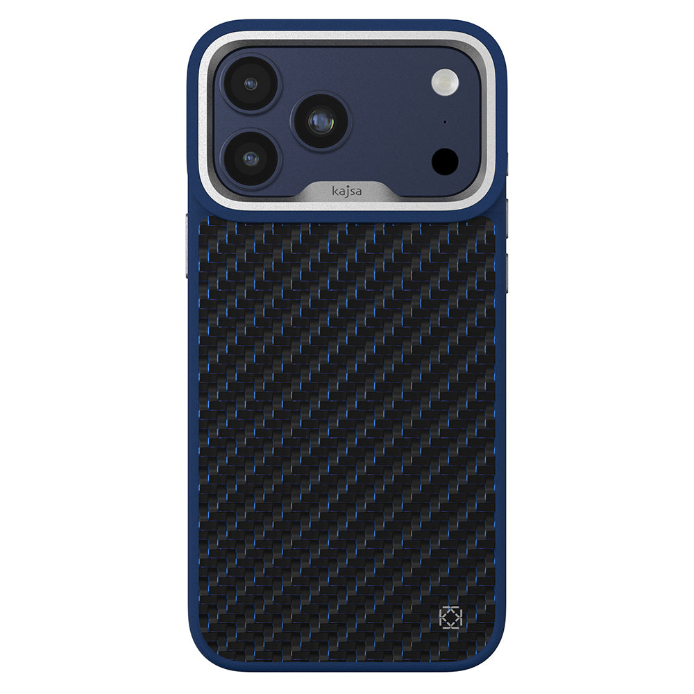 iPhone 17 Pro Max Kılıf M-safe Şarj Özellikli O-Ring Kajsa Carbon Fiber Serisi Kılıf