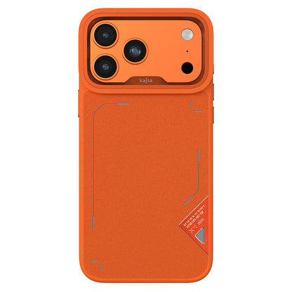 iPhone 17 Pro Max Kılıf M-safe Şarj Özellikli O-Ring Metal Kamera Çerçeveli Kajsa Matrix Collection Kılıf
