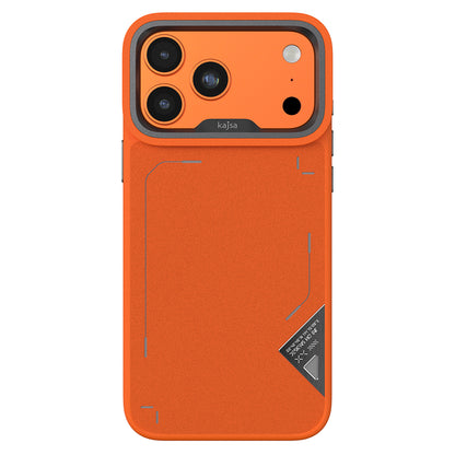 iPhone 17 Pro Max Kılıf M-safe Şarj Özellikli O-Ring Metal Kamera Çerçeveli Kajsa Matrix Collection Kılıf