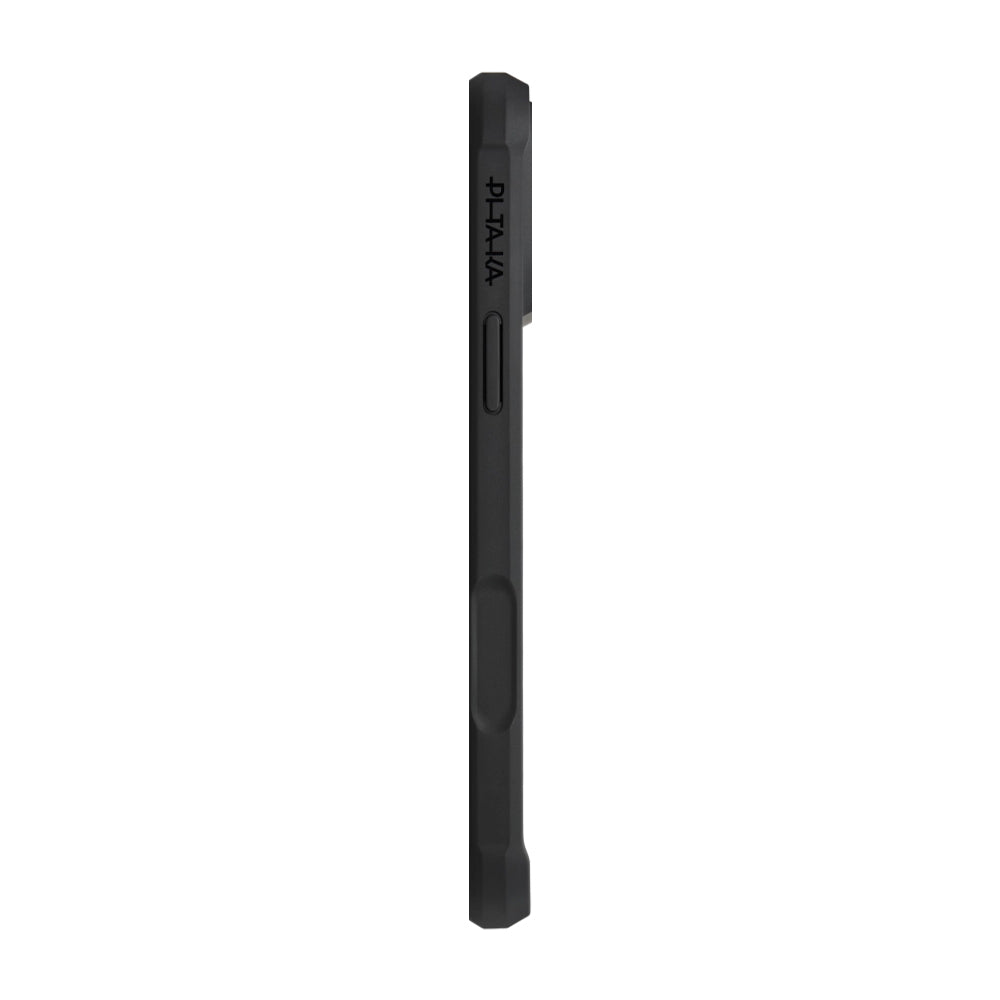 iPhone 17 Pro Max Kılıf M-safe Şarj Özellikli Pitaka Aramid Pro Guard Serisi Black-Gray Kılıf
