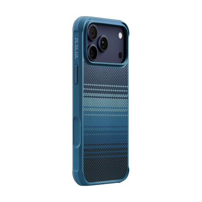 iPhone 17 Pro Max Kılıf M-safe Şarj Özellikli Pitaka Tactile Woven Sunset-Moonrise Aramid Pro Guard Serisi Kılıf