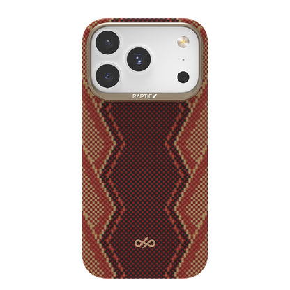 iPhone 17 Pro Max Kılıf M-safe Şarj Özellikli Raptic Aramid Skin Bionic Serisi Karbon Kılıf