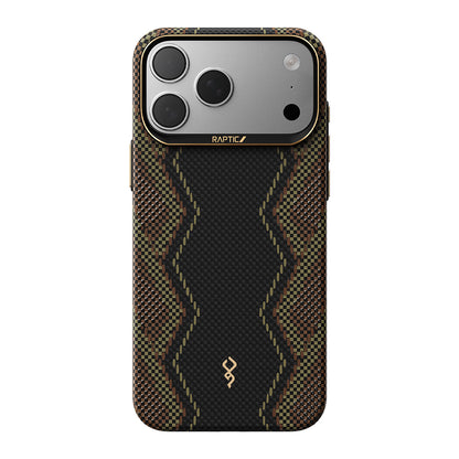 iPhone 17 Pro Max Kılıf M-safe Şarj Özellikli Raptic Aramid Skin Scepter Serisi Kılıf