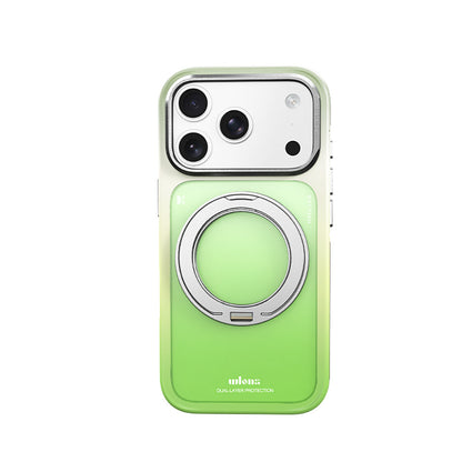 iPhone 17 Pro Max Kılıf M-safe Şarj Özellikli Sert PC Wlons Arvox Standlı Kılıf