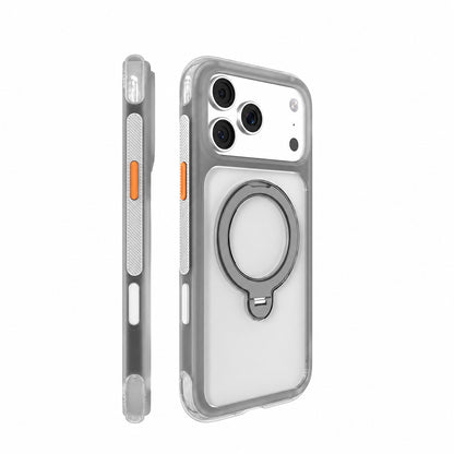 iPhone 17 Pro Max Kılıf M-safe Şarj Özellikli Standlı Airbag Tasarımlı Mutural Air Shield Serisi Kılıf