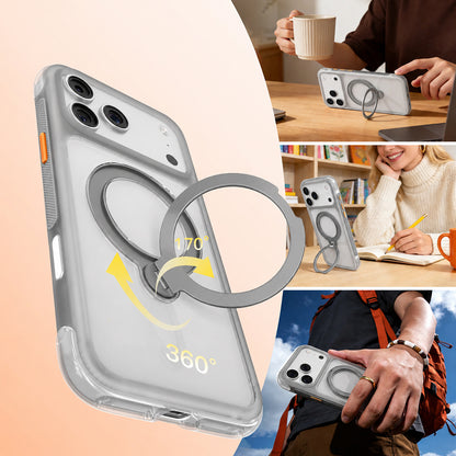 iPhone 17 Pro Max Kılıf M-safe Şarj Özellikli Standlı Airbag Tasarımlı Mutural Air Shield Serisi Kılıf