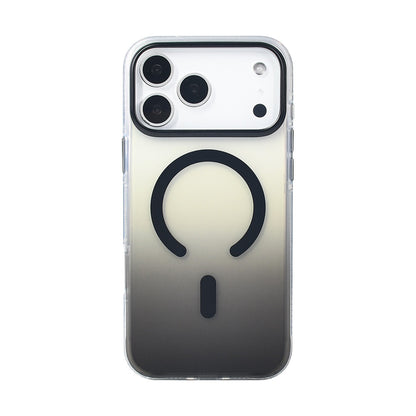 iPhone 17 Pro Max Kılıf M-safe Şarj Özellikli Transparan Renk Geçişli Zore Toros Kılıf