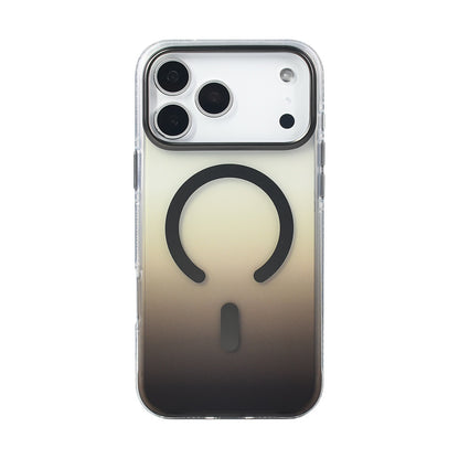 iPhone 17 Pro Max Kılıf M-safe Şarj Özellikli Transparan Renk Geçişli Zore Toros Kılıf