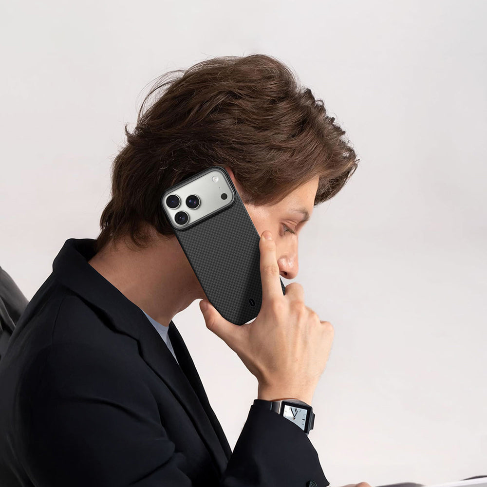 iPhone 17 Pro Max Kılıf M-safe Şarj Özellikli Wiwu DCC-208 Aramid Armor Kılıf