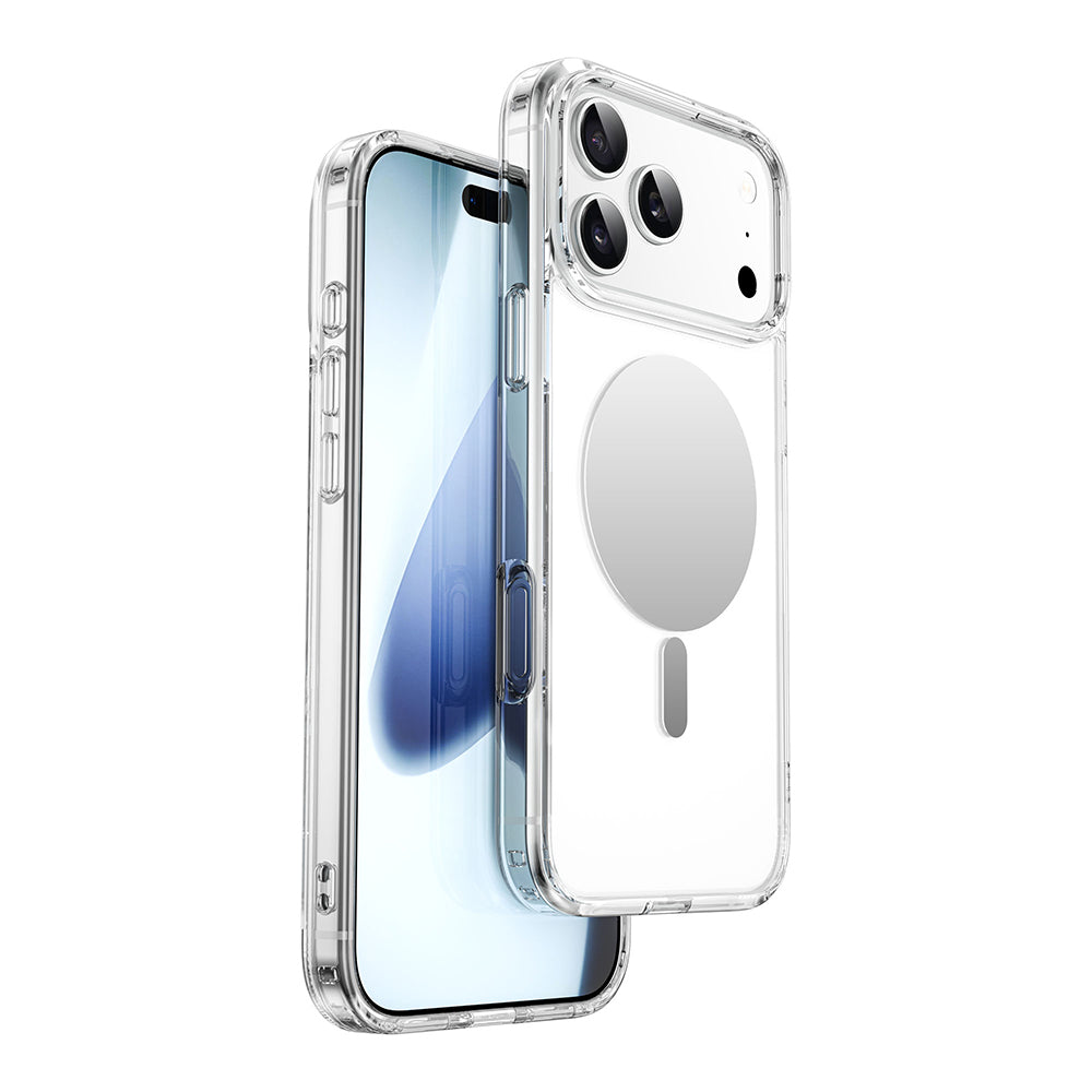 iPhone 17 Pro Max Kılıf M-safe Şarj Özellikli Wiwu MCC-701 Aynalı Pro Serisi Sert PC Kılıf