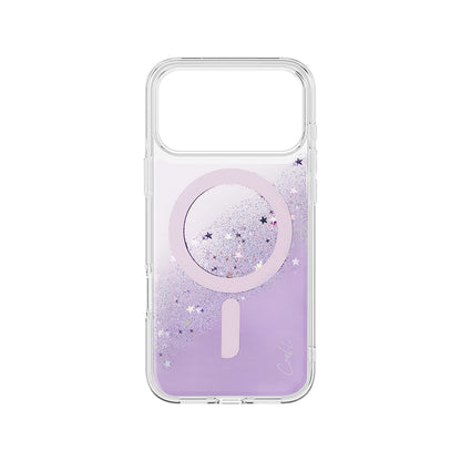 iPhone 17 Pro Max Kılıf M-safe Şarj Özellikli Yıldız Simli Arka Yüzey Coehl Lyra Kılıf