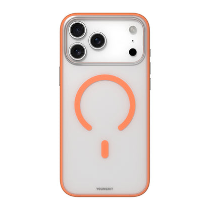 iPhone 17 Pro Max Kılıf M-safe Şarj Özellikli Youngkit Clear Serisi Kılıf