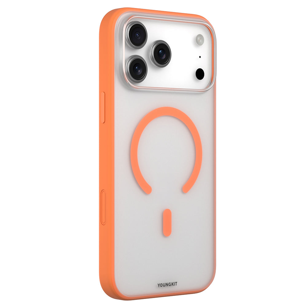 iPhone 17 Pro Max Kılıf M-safe Şarj Özellikli Youngkit Clear Serisi Kılıf