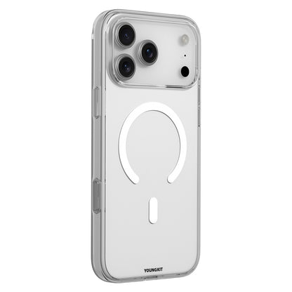 iPhone 17 Pro Max Kılıf M-safe Şarj Özellikli Youngkit Clear Serisi Kılıf