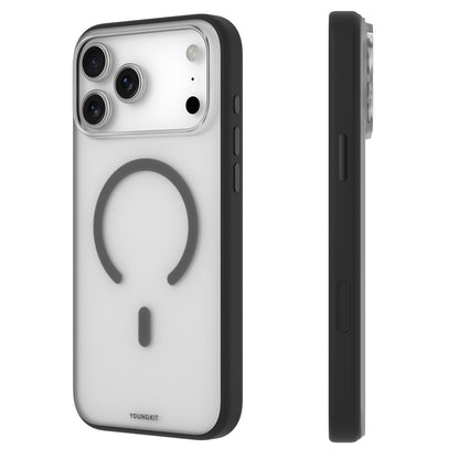 iPhone 17 Pro Max Kılıf M-safe Şarj Özellikli Youngkit Clear Serisi Kılıf