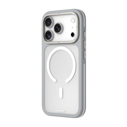 iPhone 17 Pro Max Kılıf M-safe Şarj Özellikli Youngkit Rock Sand Serisi Kılıf