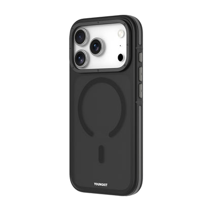 iPhone 17 Pro Max Kılıf M-safe Şarj Özellikli Youngkit Rock Sand Serisi Kılıf