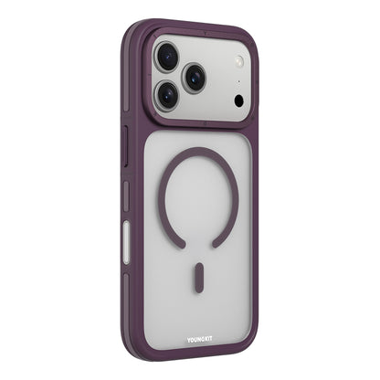 iPhone 17 Pro Max Kılıf M-safe Şarj Özellikli Youngkit Rock Sand Serisi Kılıf