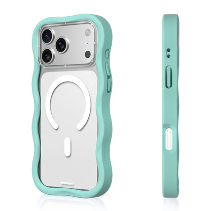 iPhone 17 Pro Max Kılıf M-safe Şarj Özellikli Youngkit Wave Clear Serisi Kılıf