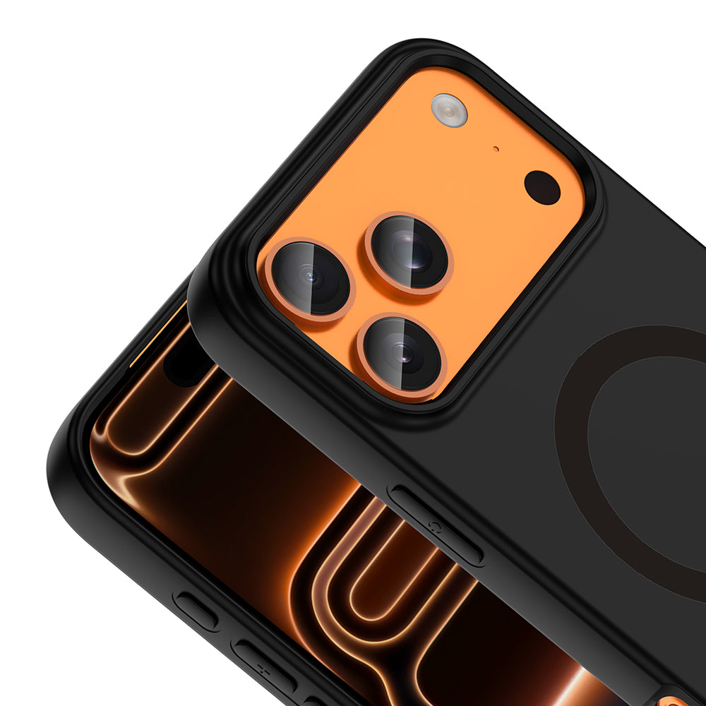 iPhone 17 Pro Max Kılıf M-Safe Şarj Özellikli Zore Aris Silikon Kılıf