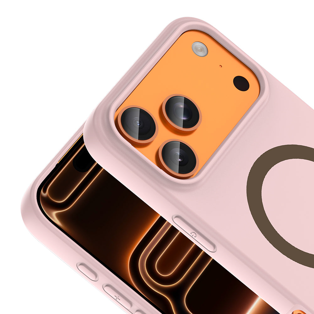 iPhone 17 Pro Max Kılıf M-Safe Şarj Özellikli Zore Aris Silikon Kılıf