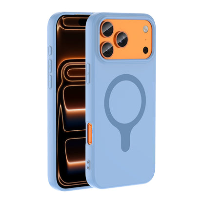 iPhone 17 Pro Max Kılıf M-Safe Şarj Özellikli Zore Aris Silikon Kılıf