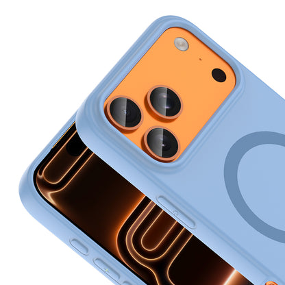 iPhone 17 Pro Max Kılıf M-Safe Şarj Özellikli Zore Aris Silikon Kılıf