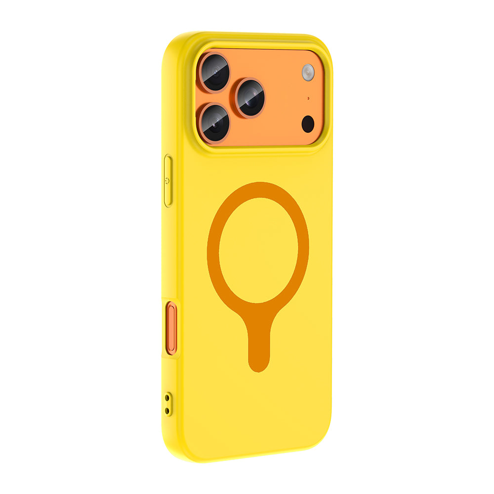 iPhone 17 Pro Max Kılıf M-Safe Şarj Özellikli Zore Aris Silikon Kılıf