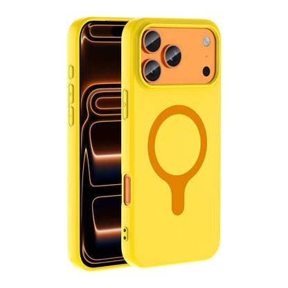 iPhone 17 Pro Max Kılıf M-Safe Şarj Özellikli Zore Aris Silikon Kılıf